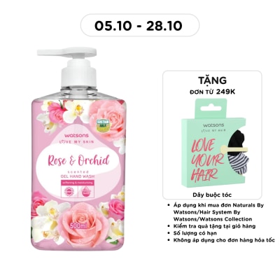 WATSONS Love My Skin Rose Orchid Scented Gel Hand Wash 500ml image