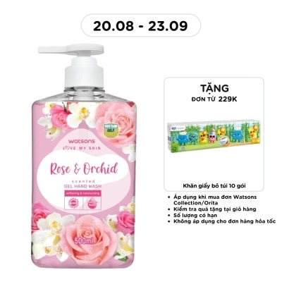 WATSONS - Love My Skin Rose Orchid Scented Gel Hand Wash 500ml image