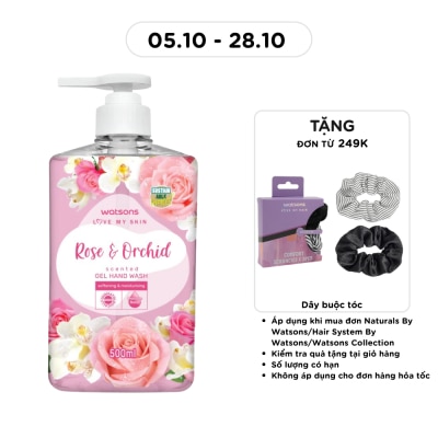 WATSONS Love My Skin Rose Orchid Scented Gel Hand Wash 500ml image