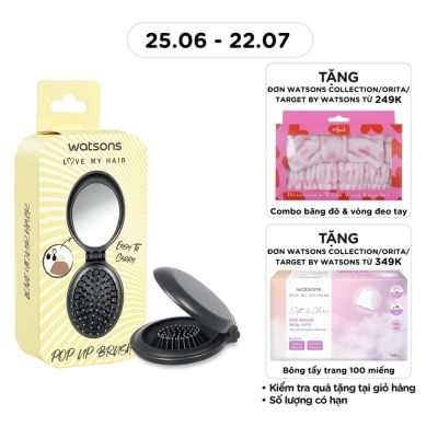 WATSONS - Lược Gập Watsons Pop Up Brush 1 cái
