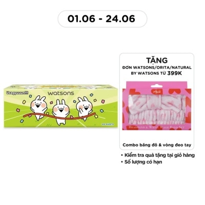 WATSONS - Khăn Giấy Hộp Watsons Facial Box Tissue 3ply x 100s (Usagyuuun) (Giao màu ngẫu nhiên)