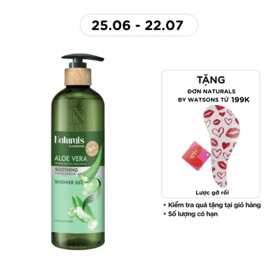 NATURALS BY WATSONS - Aloe Vera Shower Gel 490ml