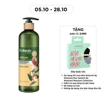 NATURALS BY WATSONS Argan Oil Shampoo 490ml image