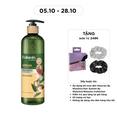 NATURALS BY WATSONS Argan Oil Shampoo 490ml image