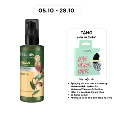 NATURALS BY WATSONS Argan Hair Oil 100ml image