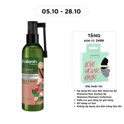 NATURALS BY WATSONS Coffee Hair & Scalp Tonic Spray 120ml image