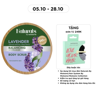 NATURALS BY WATSONS Lavender Body Scrub 200g image