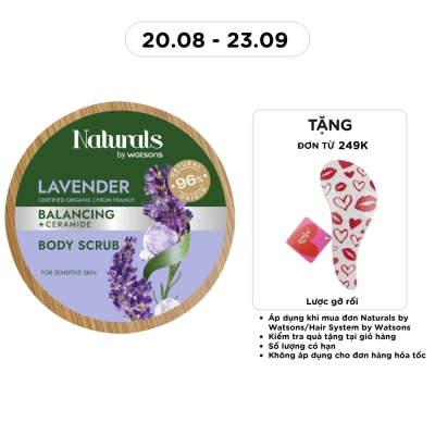 NATURALS BY WATSONS - Lavender Body Scrub 200g image