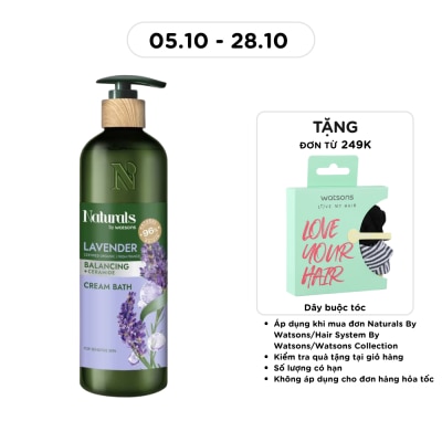 NATURALS BY WATSONS Lavender Cream Bath 490ml image