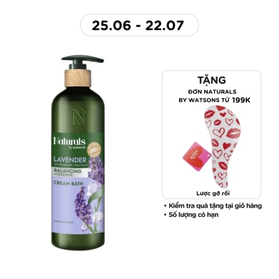 NATURALS BY WATSONS - Lavender Cream Bath 490ml