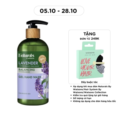 NATURALS BY WATSONS Lavender Hand Wash 400ml image