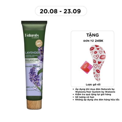 NATURALS BY WATSONS - Kem Dưỡng Tay Naturals By Watsons Balancing Cân Bằng Độ Ẩm Chiết Xuất Lavender 30ml image