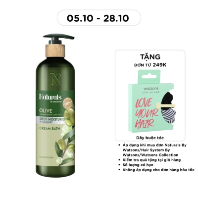 NATURALS BY WATSONS Olive Cream Bath 490ml image