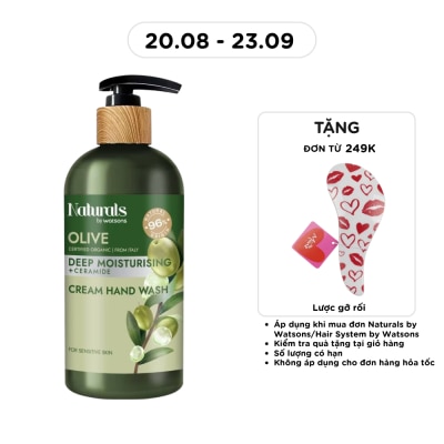 NATURALS BY WATSONS - Olive Deep Moisturising Cream Hand Wash 400ml image