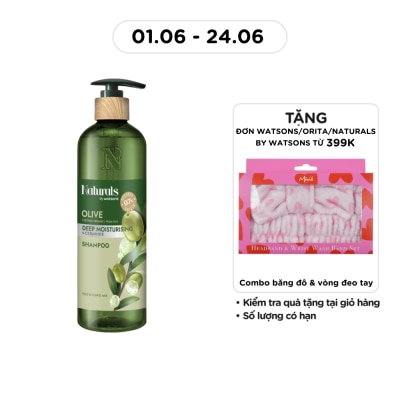 NATURALS BY WATSONS - Olive Shampoo 490ml