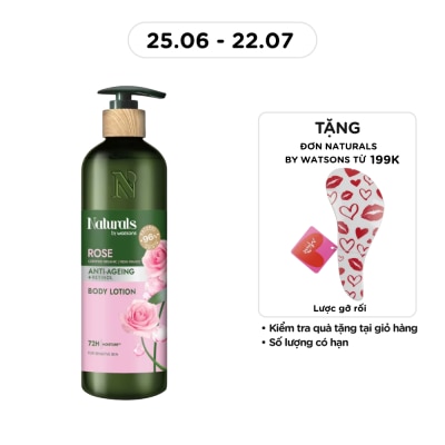 NATURALS BY WATSONS - Rose Body Lotion 490ml
