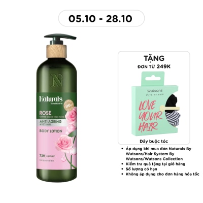 NATURALS BY WATSONS Rose Body Lotion 490ml image