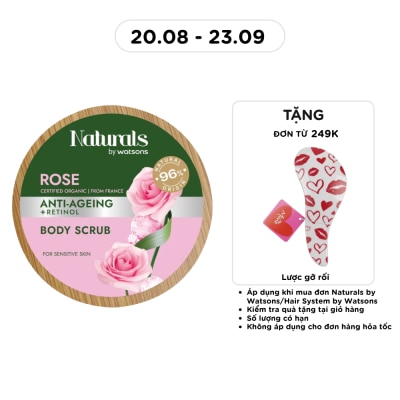NATURALS BY WATSONS - Rose Body Scrub 200g image