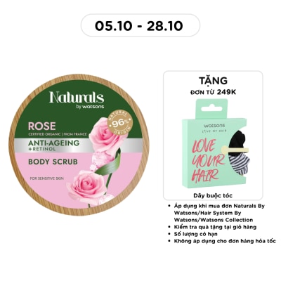 NATURALS BY WATSONS Rose Body Scrub 200g image