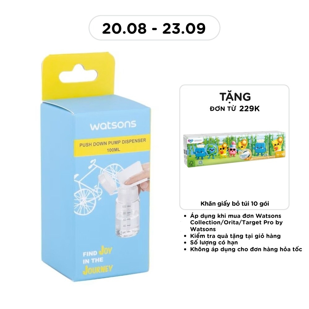 Bình Chiết Mỹ Phẩm Watsons Dạng Vòi Nhấn 100ml image