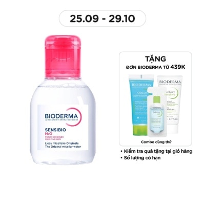 BIODERMA Nước Tẩy Trang Dành Cho Da Nhạy Cảm Bioderma Sensibio H20 100ml