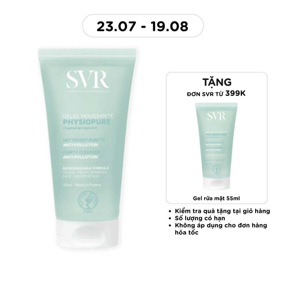 Gel Rửa Mặt SVR Dành Cho Da Nhạy Cảm 55ml