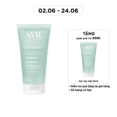 SVR - Gel Rửa Mặt SVR Physiopure Dành Cho Da Nhạy Cảm 55ml