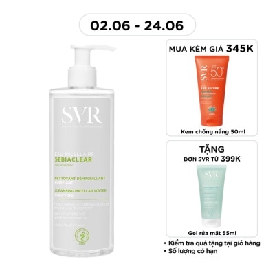 SVR - Sebiaclear Eau Micellaire 400ml