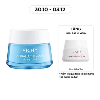 VICHY Kem Gel Dưỡng Ẩm Vichy Aqualia Kích Hoạt Và Giữ Nước Suốt 24H 50ml