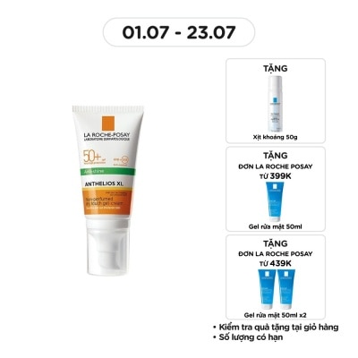 LA ROCHE POSAY Kem Chống Nắng Không Màu Kiểm Soát Dầu La Roche-Posay Anthelios XL SPF 50+ UVB & UVA 50ml