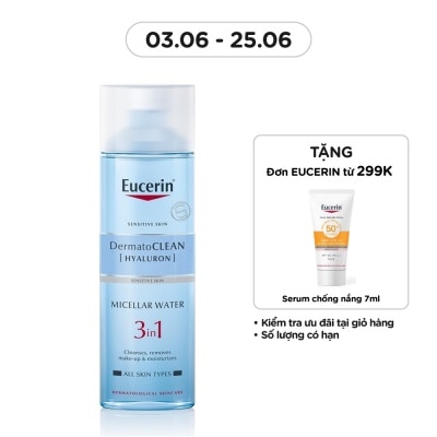 EUCERIN Dermatoclean Hyaluron Micellar Water 3 in 1 200 ml