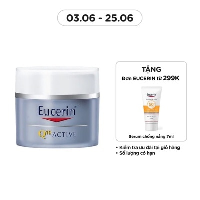 EUCERIN Kem Dưỡng Đêm Eucerin Giảm Nếp Nhăn Q10 Active 50ml