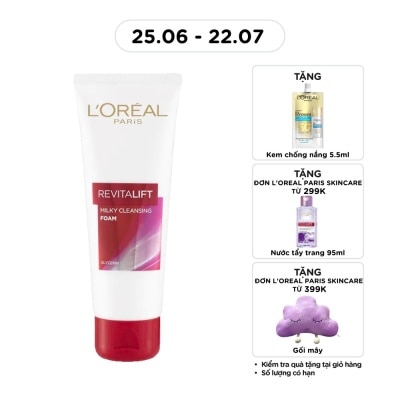 L'OREAL PARIS - Sữa Rửa Mặt L'Oreal Paris Skincare Revitalift Chống Lão Hóa 100ml