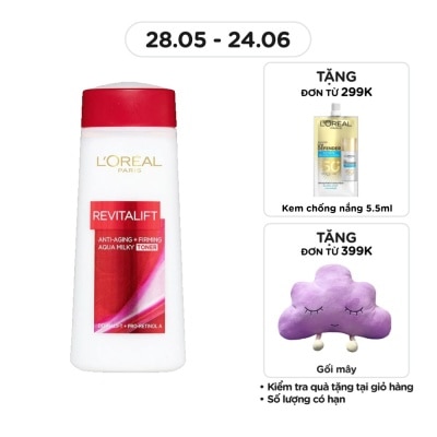 L'OREAL PARIS - Nước Hoa Hồng L'Oreal Paris Skincare Revitalift Chống Lão Hóa 200ml