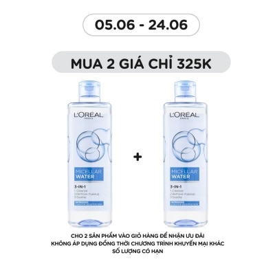 L'OREAL PARIS - Skincare Make Up Remover 400ml - Refreshing