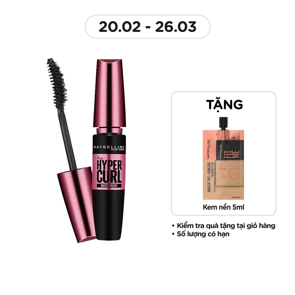 MAYBELLINE NEW YORK Mascara Maybelline New York Cong Mi Hypercurl 9.2ml - Đen