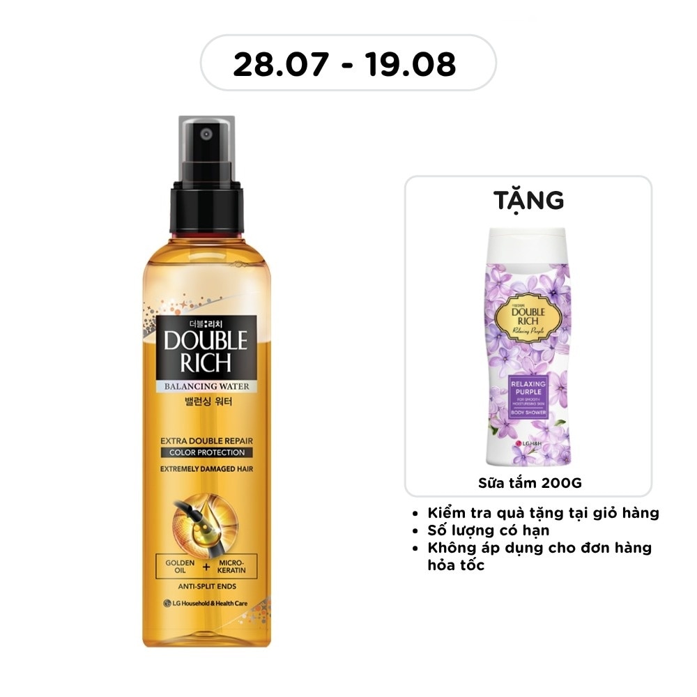 Nước Dưỡng Tóc Double Rich Óng Mượt 120ml