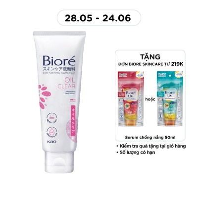 BIORE - Skin Purifying Facial Foam - Oil Clear 100g