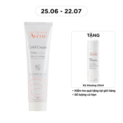 AVENE - Kem Dưỡng Ẩm Chuyên Biệt Avène Giúp Giảm Khô Da Dành Cho Da Rất Khô Và Da Nhạy Cảm 100ml