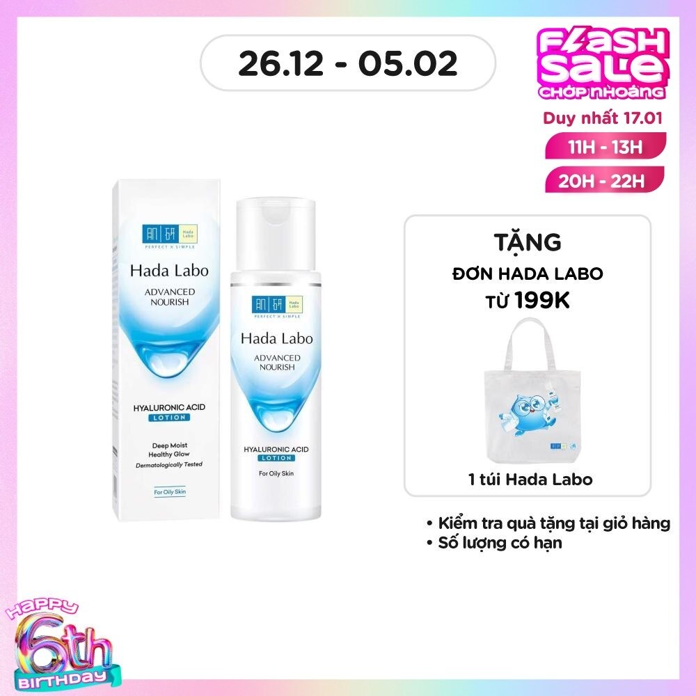 Dung Dịch Dưỡng Ẩm Tối Ưu Hada Labo Advanced Nourish 170ml - Da Dầu