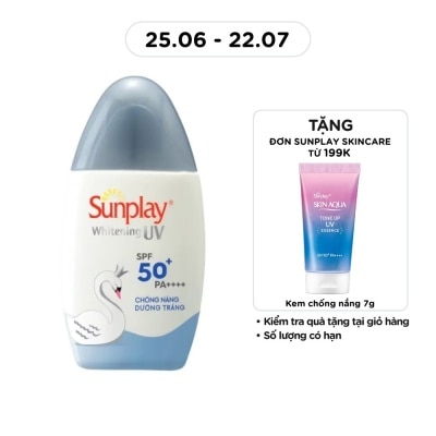 SUNPLAY - Sữa Chống Nắng Dưỡng Da Trắng Đẹp Sunplay Whitening UV SPF50 30g image