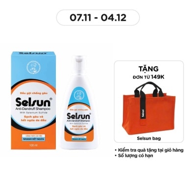 SELSUN Dầu Gội Selsun Anti-Dandruff Dành cho Tóc Gàu 100ml