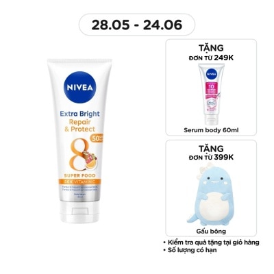NIVEA - Tinh Chất Dưỡng Thể Trắng Da Phục Hồi Chống Nắng Nivea 180ml