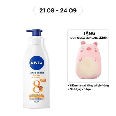 NIVEA Sữa Dưỡng Thể Dưỡng Trắng Phục Hồi Chống Nắng Nivea 350ml