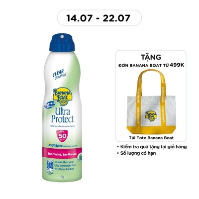 BANANA BOAT - Xịt Chống Nắng Banana Boat UltraProtect SPF50 170g
