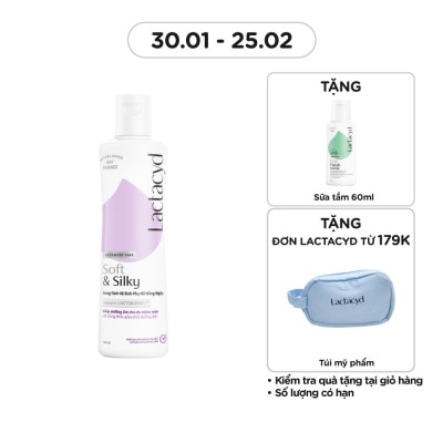 LACTACYD Dung Dịch Vệ Sinh Phụ Nữ Lactacyd Soft And Silky 250ml
