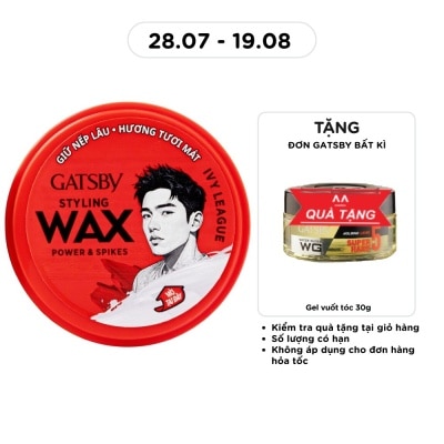 GATSBY - Wax Tóc Gatsby Power & Spikes_Đỏ 75g image