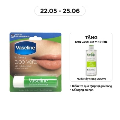 VASELINE Lip Therapy Lip Balm Aloe Vera 4.8g
