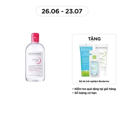 BIODERMA Nước Tẩy Trang Dành Cho Da Nhạy Cảm Bioderma Sensibio H20 500ml