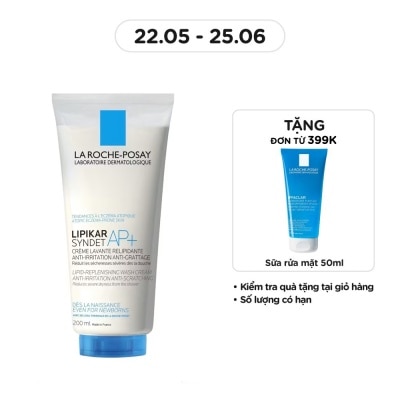 LA ROCHE POSAY Sữa Rửa Mặt Và Tắm La Roche-Posay Lipikar Syndet AP+ 200ml